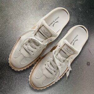 Voile Blanche Women’s Shoes Ines Mule Sneakers Backless White NWB